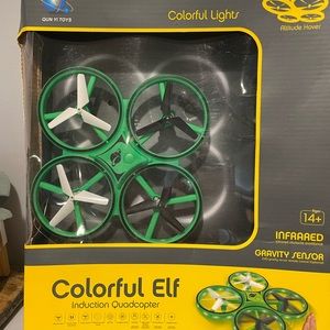 ColorFul Elf Induction Quadcopter Lights, Altitude Hover High Speed Rotation